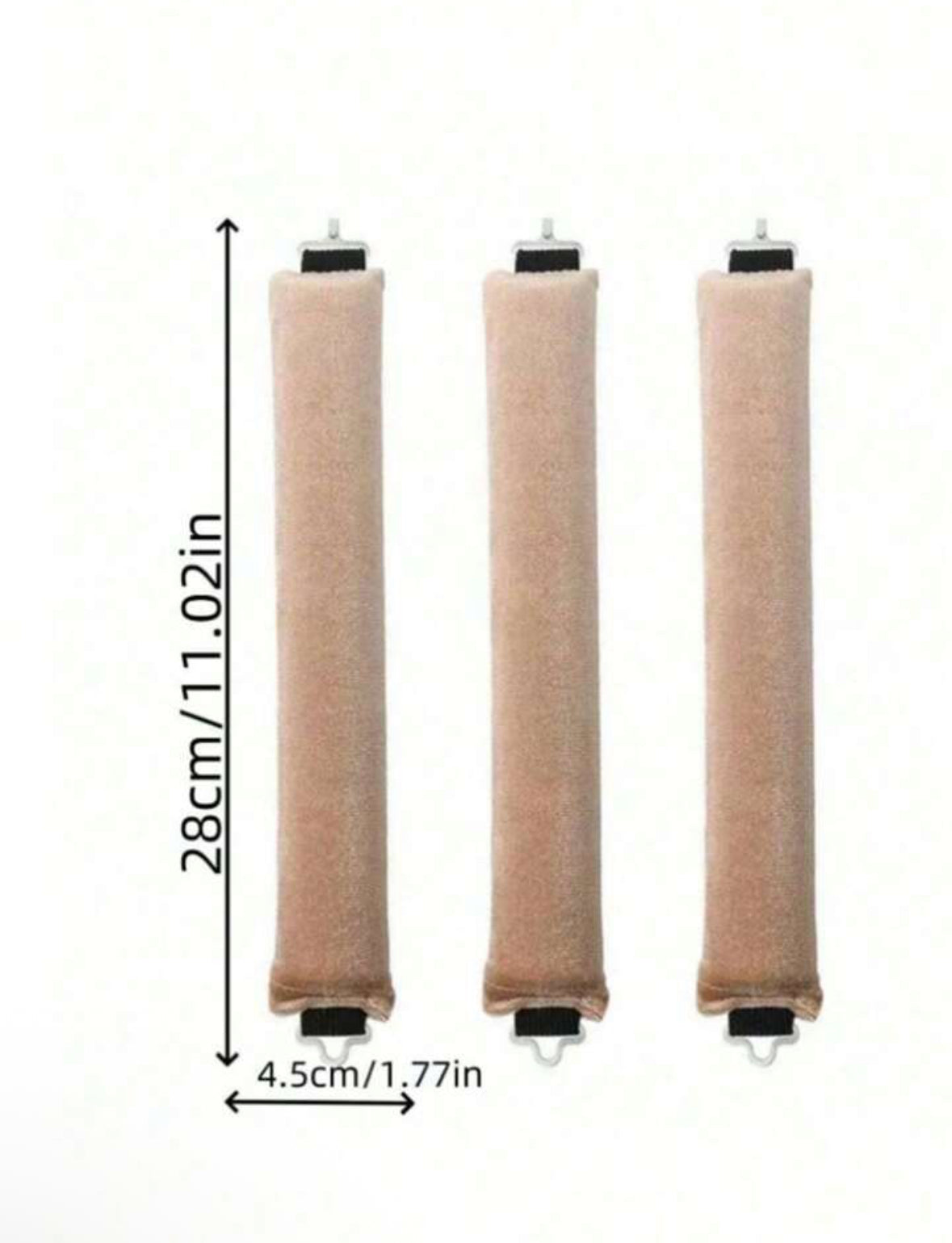 3pc No Heat Curling Satin Set
